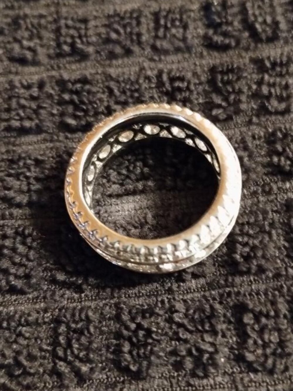 Sterling Silver Eternity Ring - Picture 7 of 8